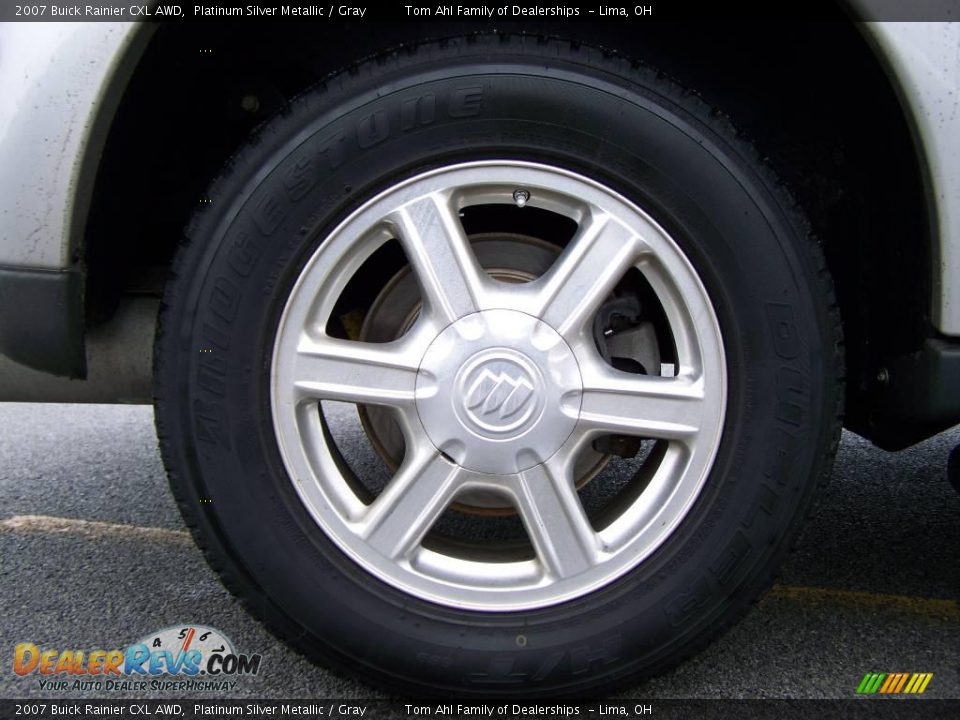 2007 Buick Rainier CXL AWD Platinum Silver Metallic / Gray Photo #8