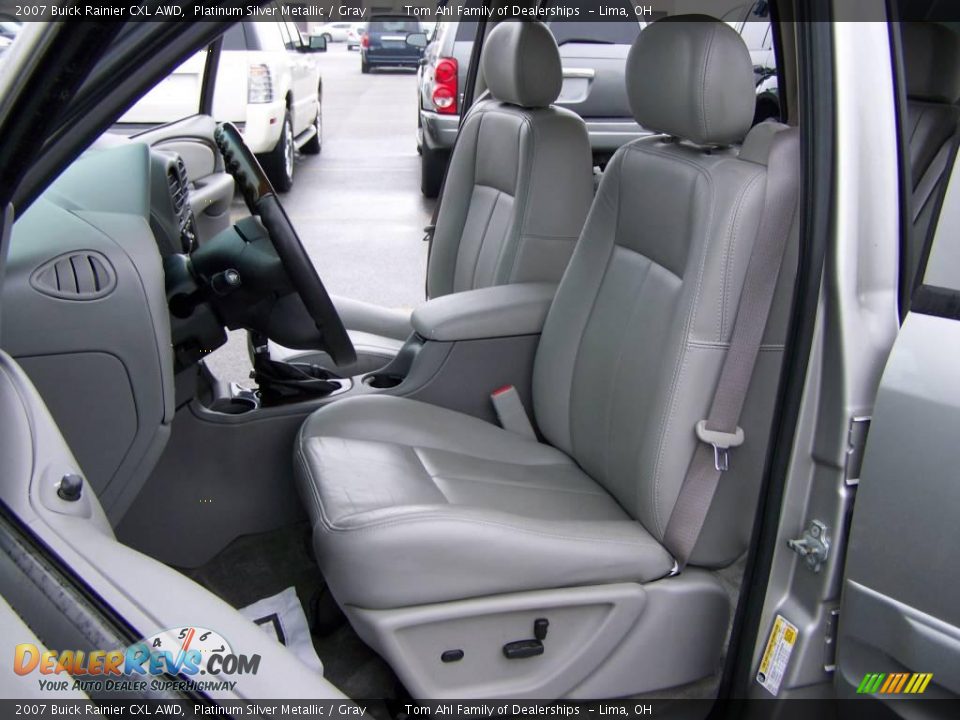 2007 Buick Rainier CXL AWD Platinum Silver Metallic / Gray Photo #9