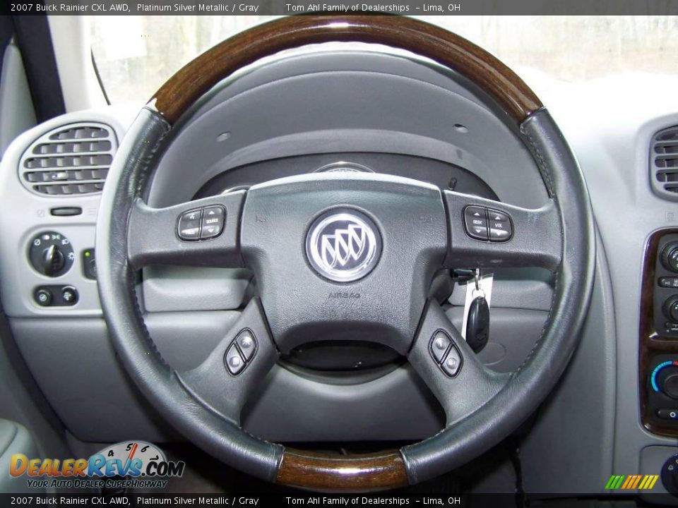 2007 Buick Rainier CXL AWD Platinum Silver Metallic / Gray Photo #21