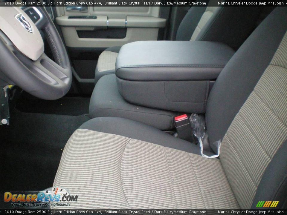 2010 Dodge Ram 2500 Big Horn Edition Crew Cab 4x4 Brilliant Black Crystal Pearl / Dark Slate/Medium Graystone Photo #2