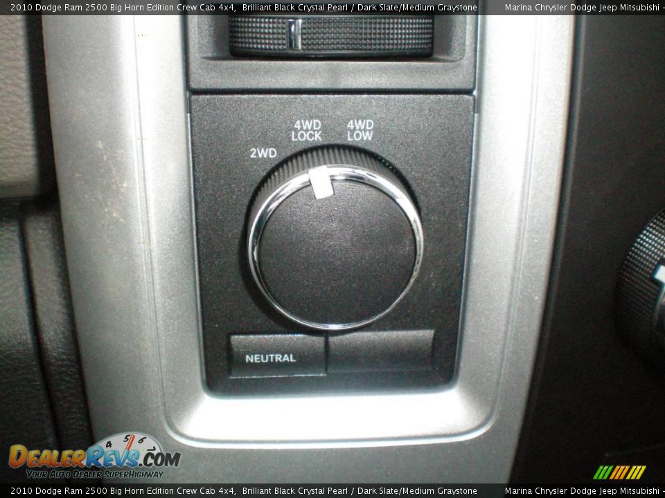 2010 Dodge Ram 2500 Big Horn Edition Crew Cab 4x4 Brilliant Black Crystal Pearl / Dark Slate/Medium Graystone Photo #6