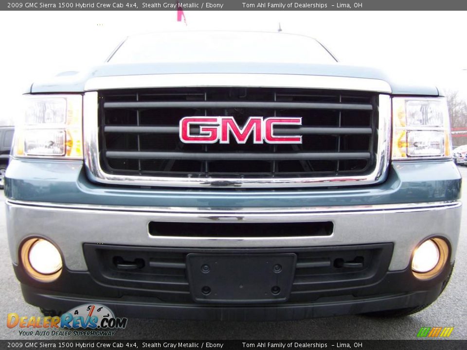 2009 GMC Sierra 1500 Hybrid Crew Cab 4x4 Stealth Gray Metallic / Ebony Photo #3
