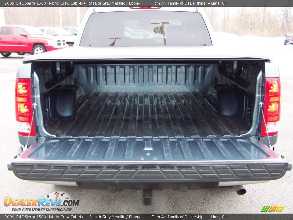 2009 GMC Sierra 1500 Hybrid Crew Cab 4x4 Stealth Gray Metallic / Ebony Photo #8