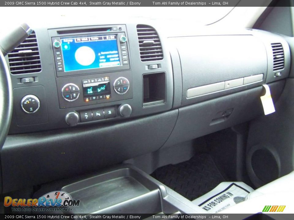 2009 GMC Sierra 1500 Hybrid Crew Cab 4x4 Stealth Gray Metallic / Ebony Photo #23