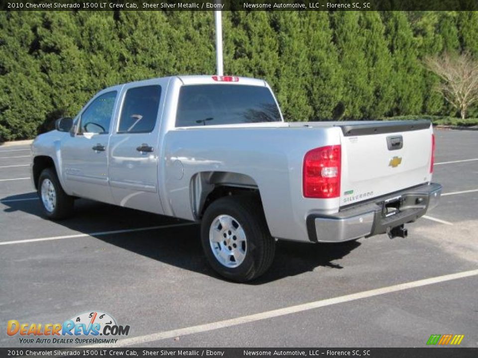 2010 Chevrolet Silverado 1500 LT Crew Cab Sheer Silver Metallic / Ebony Photo #2