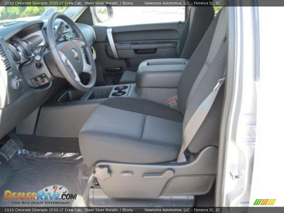 2010 Chevrolet Silverado 1500 LT Crew Cab Sheer Silver Metallic / Ebony Photo #3