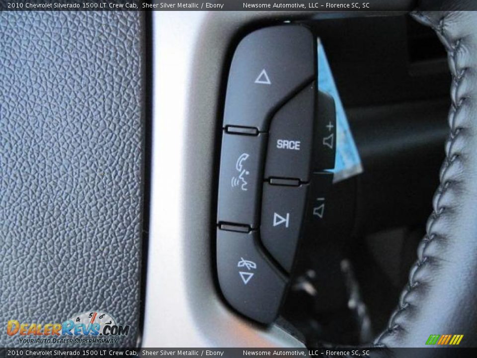 2010 Chevrolet Silverado 1500 LT Crew Cab Sheer Silver Metallic / Ebony Photo #7