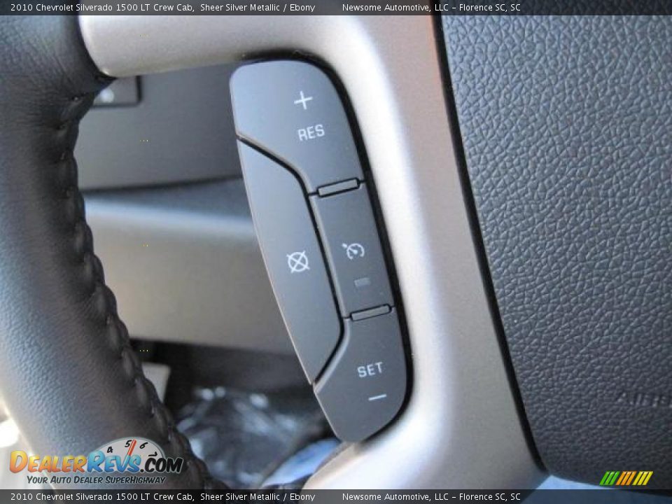 2010 Chevrolet Silverado 1500 LT Crew Cab Sheer Silver Metallic / Ebony Photo #8