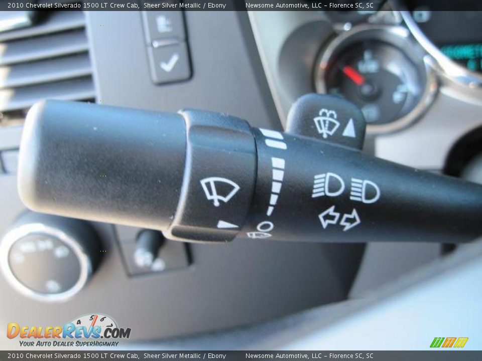 2010 Chevrolet Silverado 1500 LT Crew Cab Sheer Silver Metallic / Ebony Photo #9