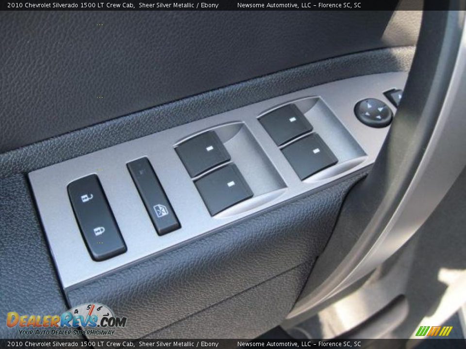 2010 Chevrolet Silverado 1500 LT Crew Cab Sheer Silver Metallic / Ebony Photo #11