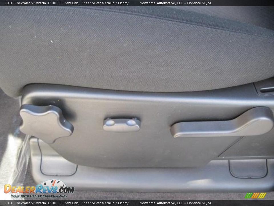 2010 Chevrolet Silverado 1500 LT Crew Cab Sheer Silver Metallic / Ebony Photo #12