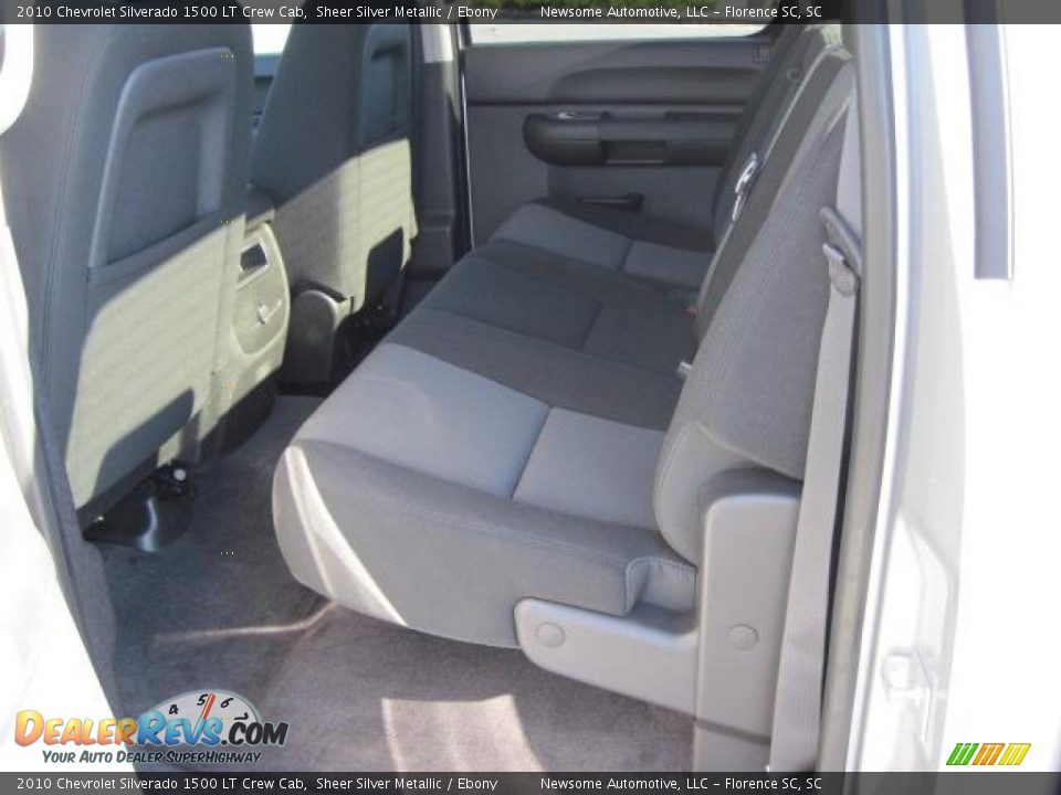 2010 Chevrolet Silverado 1500 LT Crew Cab Sheer Silver Metallic / Ebony Photo #13