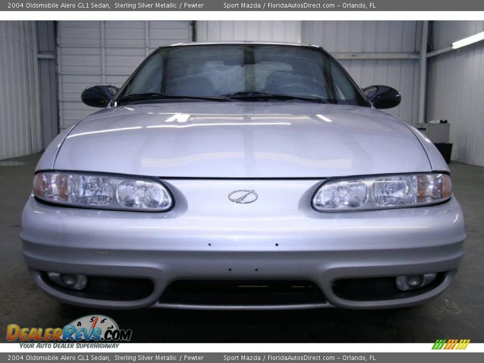 2004 Oldsmobile Alero GL1 Sedan Sterling Silver Metallic / Pewter Photo #3