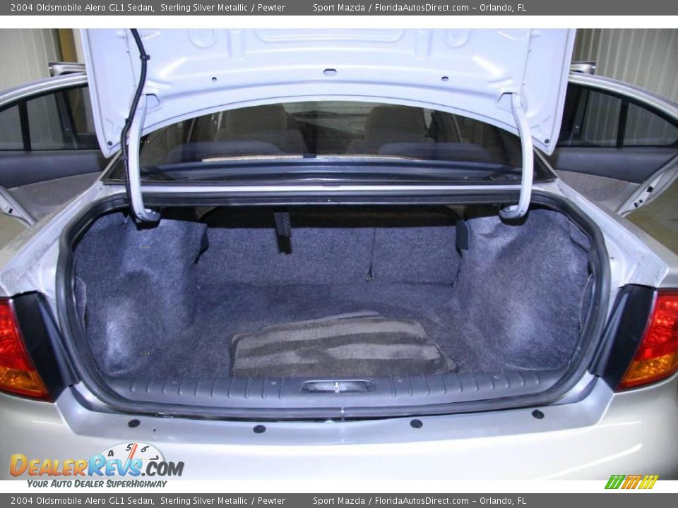 2004 Oldsmobile Alero GL1 Sedan Sterling Silver Metallic / Pewter Photo #12