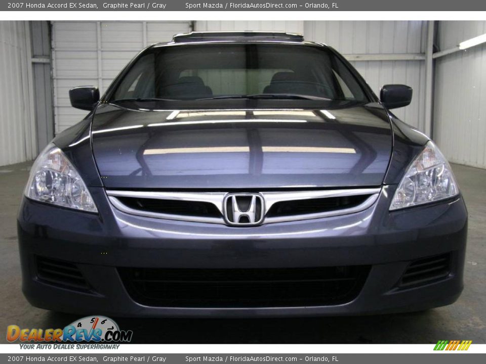 2007 Honda Accord EX Sedan Graphite Pearl / Gray Photo #3