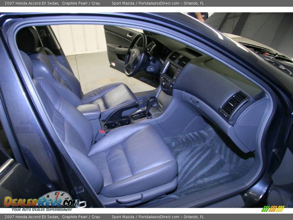 2007 Honda Accord EX Sedan Graphite Pearl / Gray Photo #9