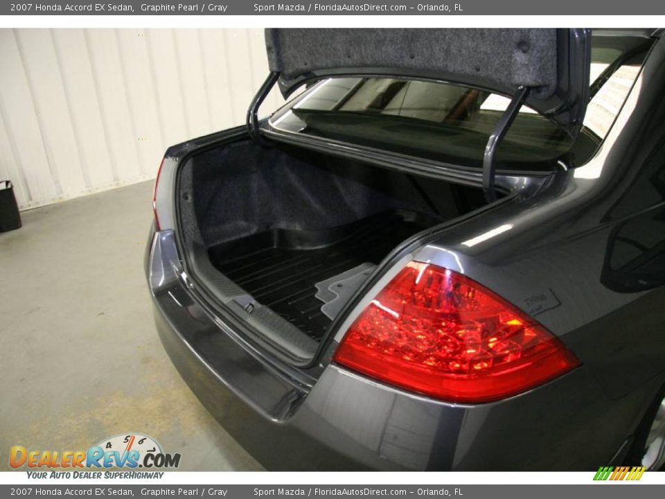2007 Honda Accord EX Sedan Graphite Pearl / Gray Photo #11