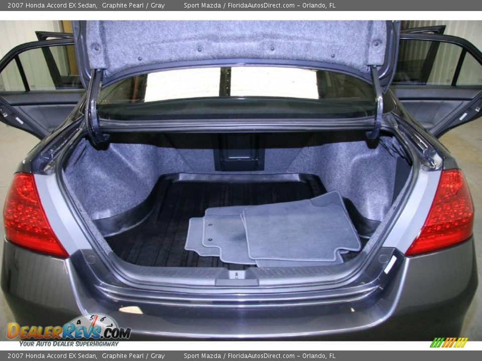 2007 Honda Accord EX Sedan Graphite Pearl / Gray Photo #12