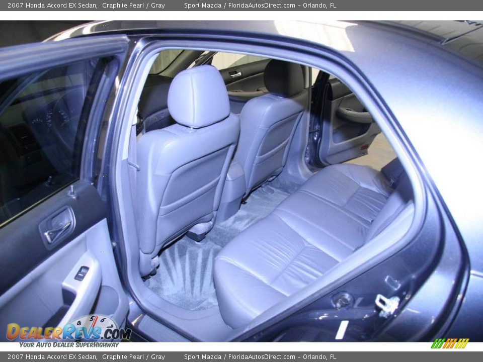 2007 Honda Accord EX Sedan Graphite Pearl / Gray Photo #13