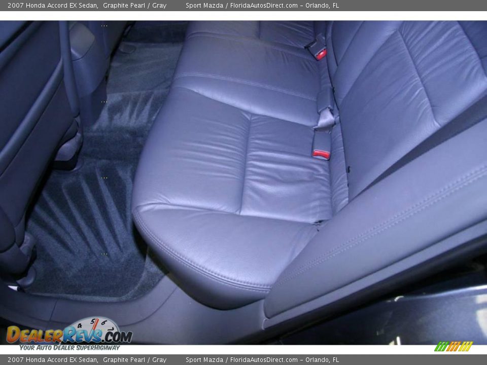 2007 Honda Accord EX Sedan Graphite Pearl / Gray Photo #17
