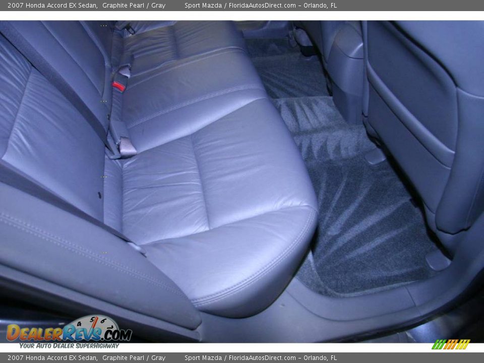 2007 Honda Accord EX Sedan Graphite Pearl / Gray Photo #18