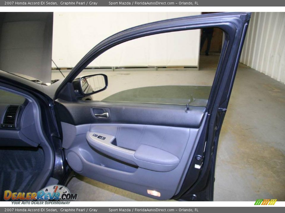 2007 Honda Accord EX Sedan Graphite Pearl / Gray Photo #20