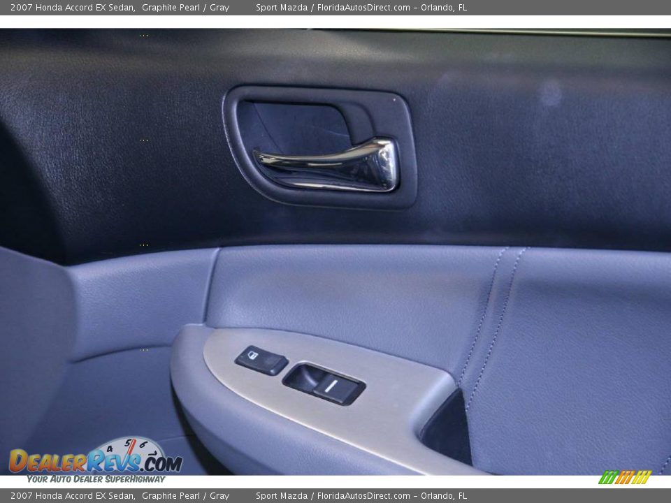 2007 Honda Accord EX Sedan Graphite Pearl / Gray Photo #21