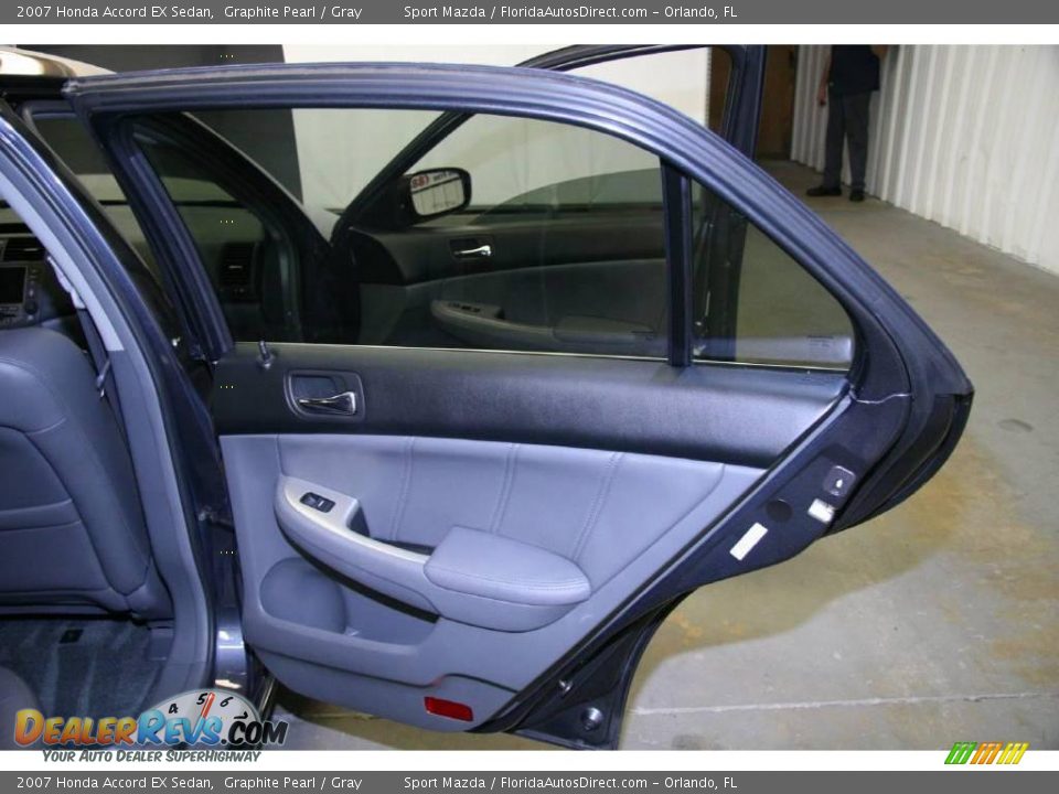 2007 Honda Accord EX Sedan Graphite Pearl / Gray Photo #22