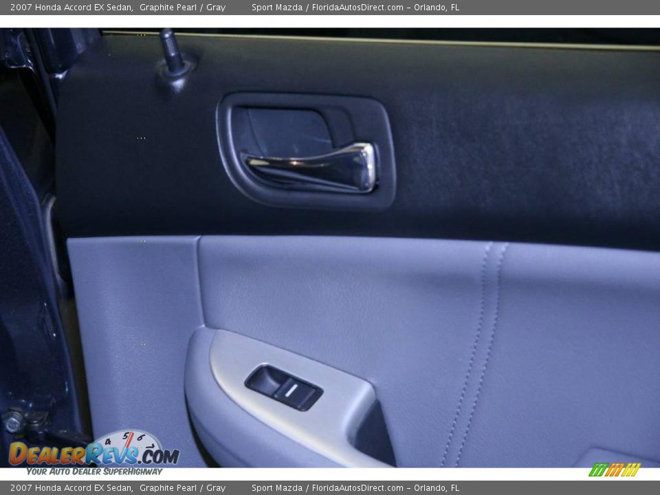 2007 Honda Accord EX Sedan Graphite Pearl / Gray Photo #23