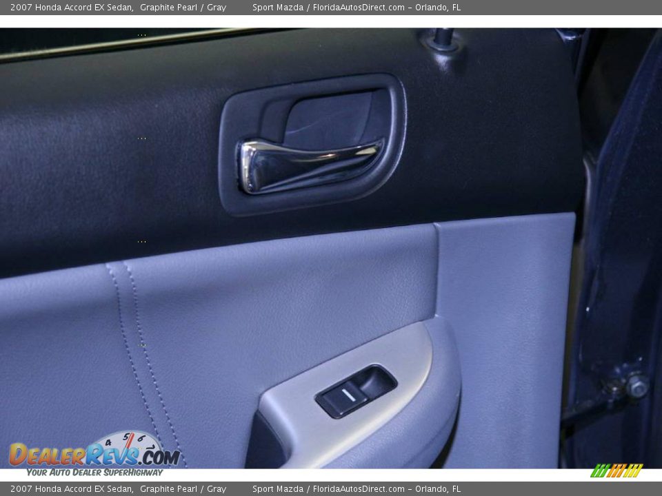 2007 Honda Accord EX Sedan Graphite Pearl / Gray Photo #25