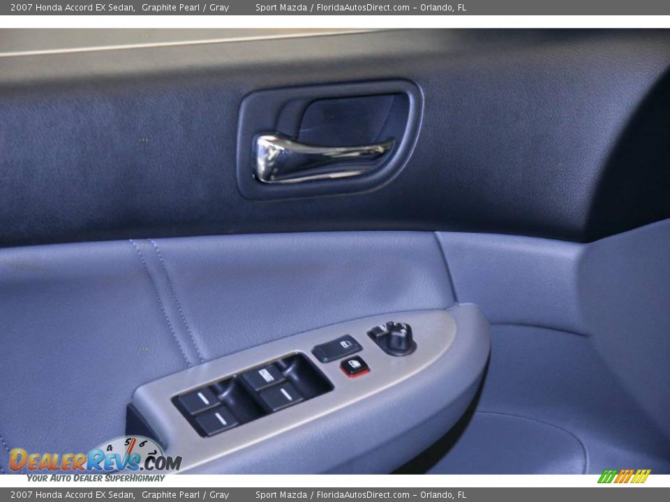 2007 Honda Accord EX Sedan Graphite Pearl / Gray Photo #27