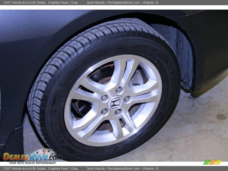 2007 Honda Accord EX Sedan Graphite Pearl / Gray Photo #32