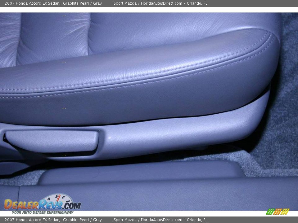 2007 Honda Accord EX Sedan Graphite Pearl / Gray Photo #33
