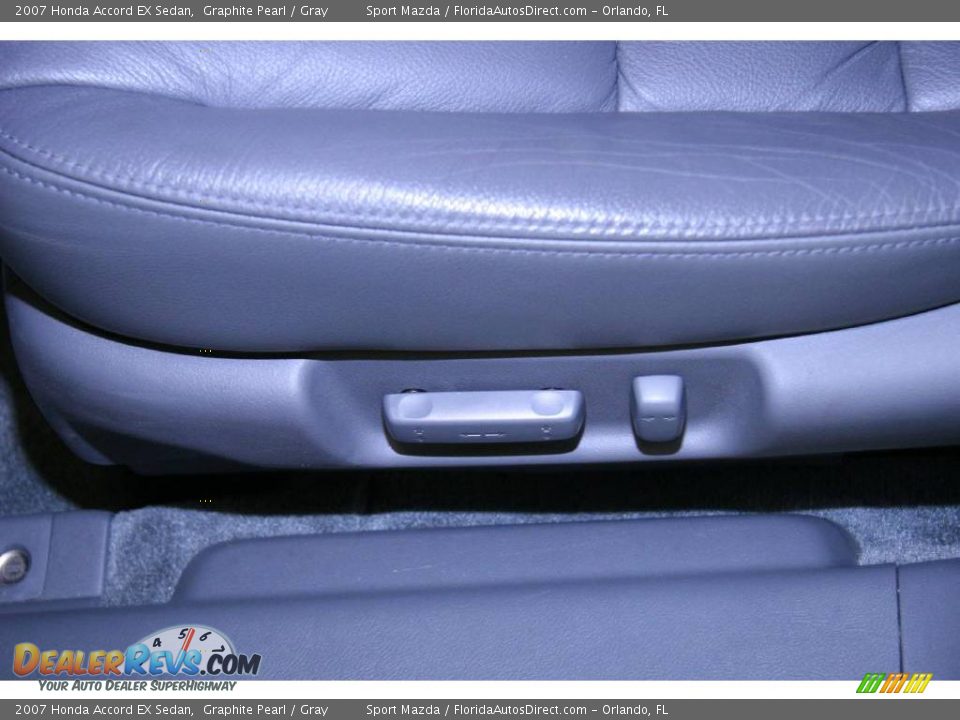 2007 Honda Accord EX Sedan Graphite Pearl / Gray Photo #34