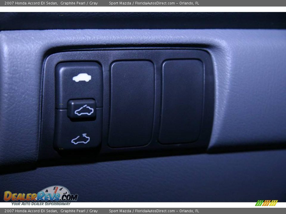 2007 Honda Accord EX Sedan Graphite Pearl / Gray Photo #36