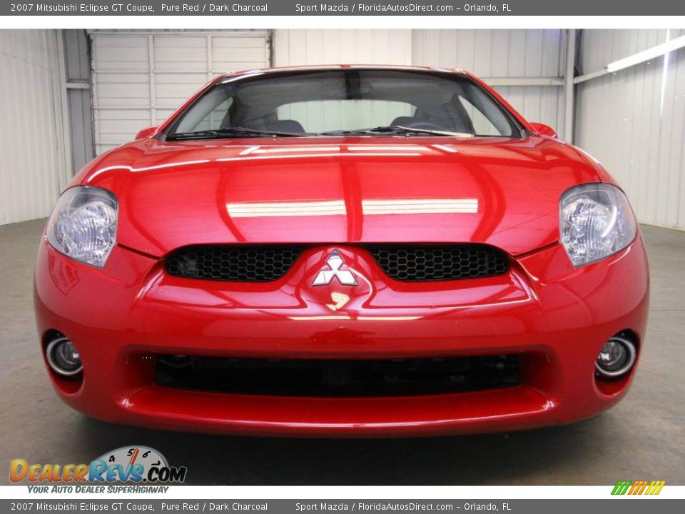 2007 Mitsubishi Eclipse GT Coupe Pure Red / Dark Charcoal Photo #3