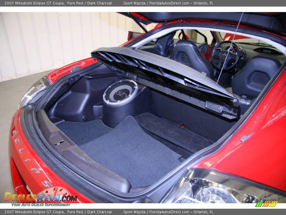 2007 Mitsubishi Eclipse GT Coupe Pure Red / Dark Charcoal Photo #10