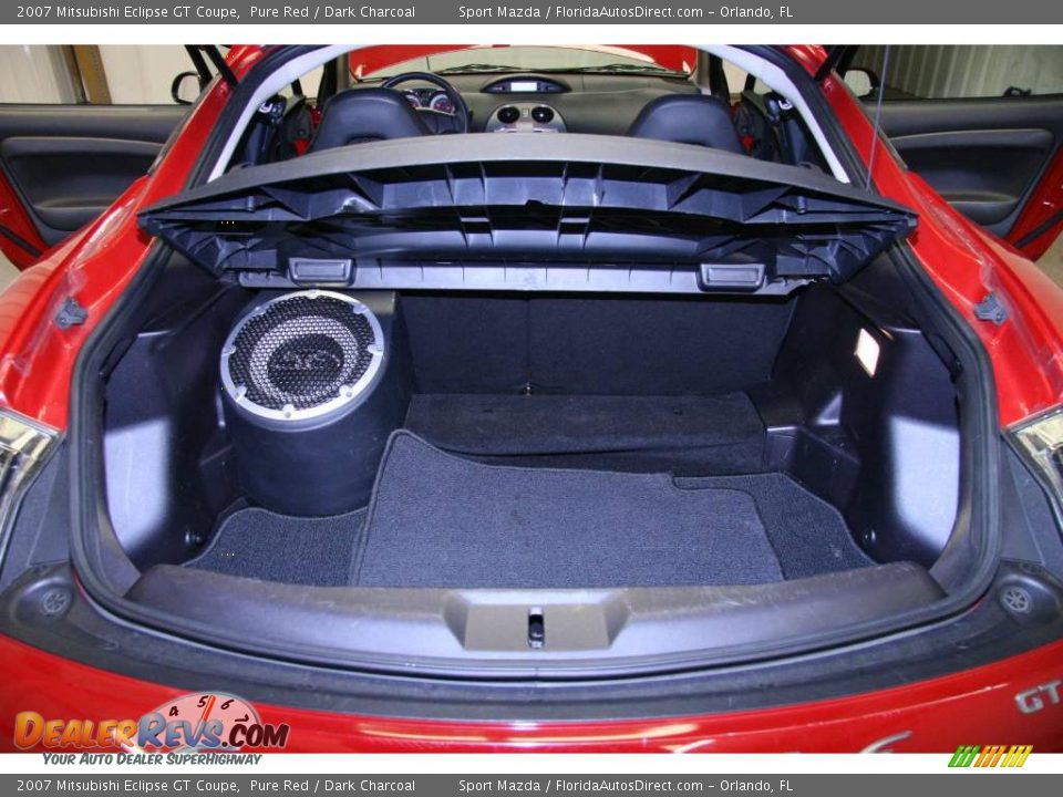 2007 Mitsubishi Eclipse GT Coupe Pure Red / Dark Charcoal Photo #11