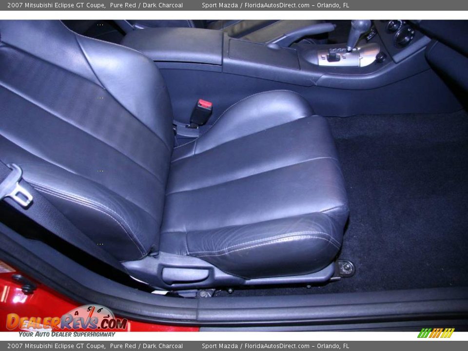 2007 Mitsubishi Eclipse GT Coupe Pure Red / Dark Charcoal Photo #14
