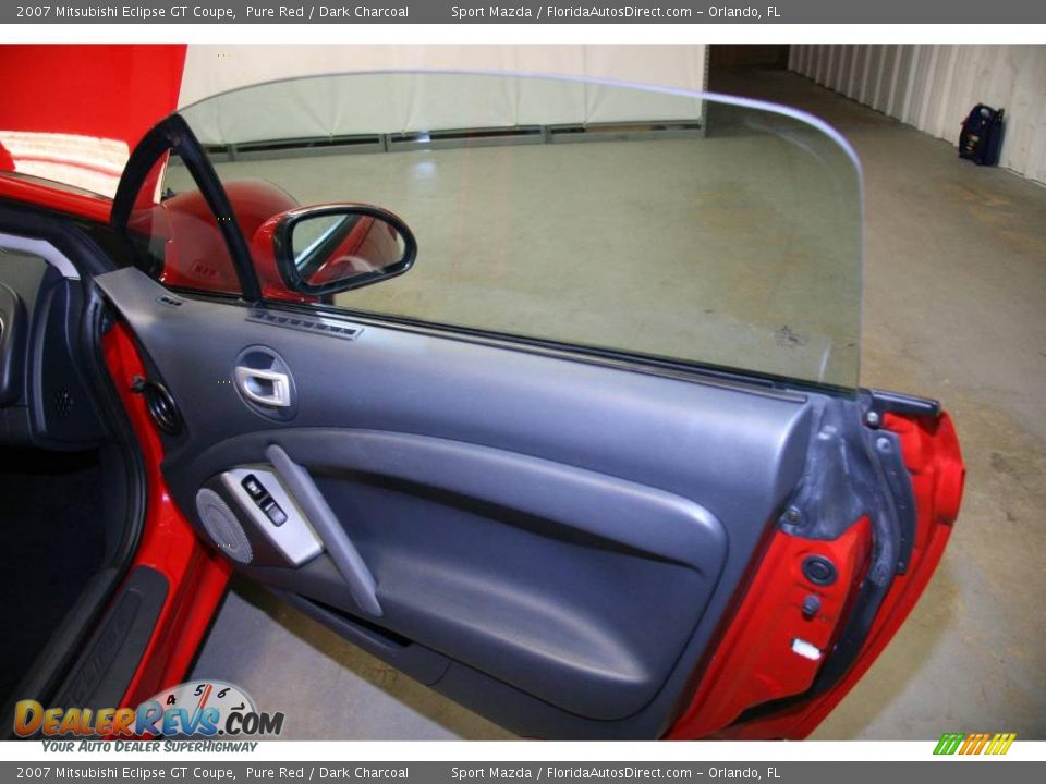 2007 Mitsubishi Eclipse GT Coupe Pure Red / Dark Charcoal Photo #15