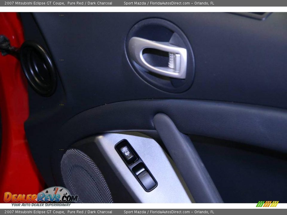 2007 Mitsubishi Eclipse GT Coupe Pure Red / Dark Charcoal Photo #16