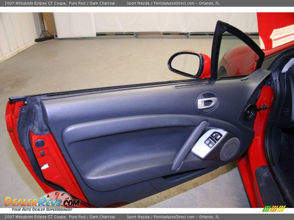 2007 Mitsubishi Eclipse GT Coupe Pure Red / Dark Charcoal Photo #17