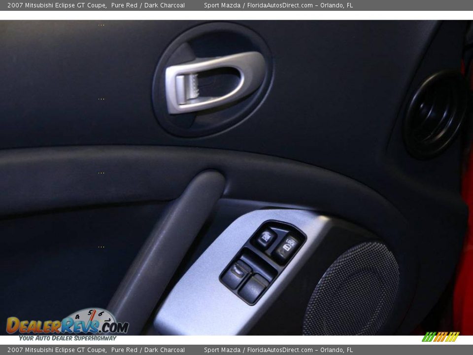 2007 Mitsubishi Eclipse GT Coupe Pure Red / Dark Charcoal Photo #18