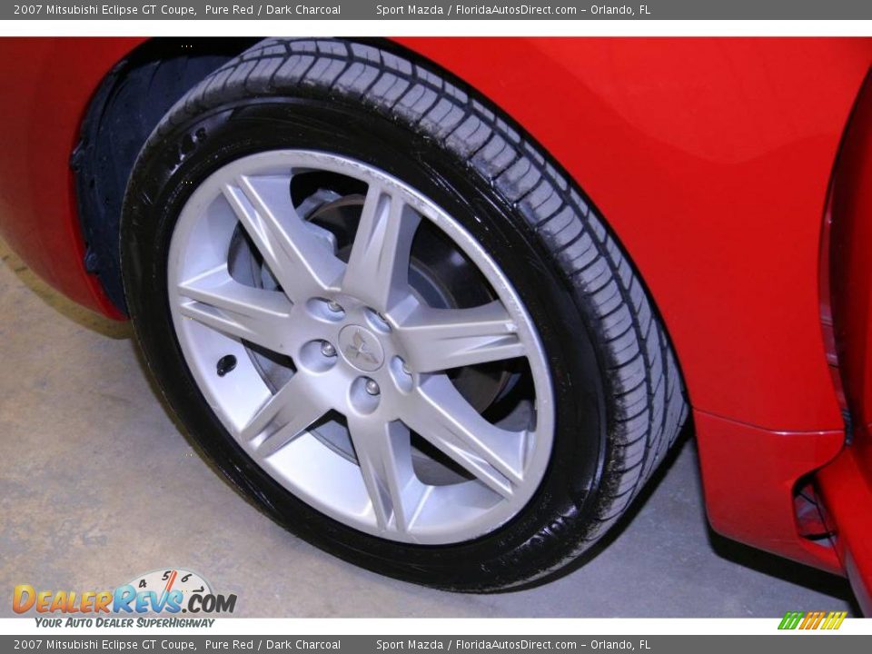 2007 Mitsubishi Eclipse GT Coupe Pure Red / Dark Charcoal Photo #20