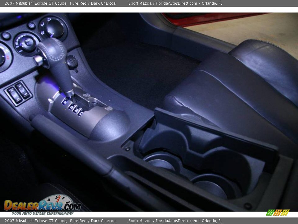 2007 Mitsubishi Eclipse GT Coupe Pure Red / Dark Charcoal Photo #35
