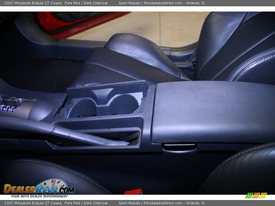 2007 Mitsubishi Eclipse GT Coupe Pure Red / Dark Charcoal Photo #36