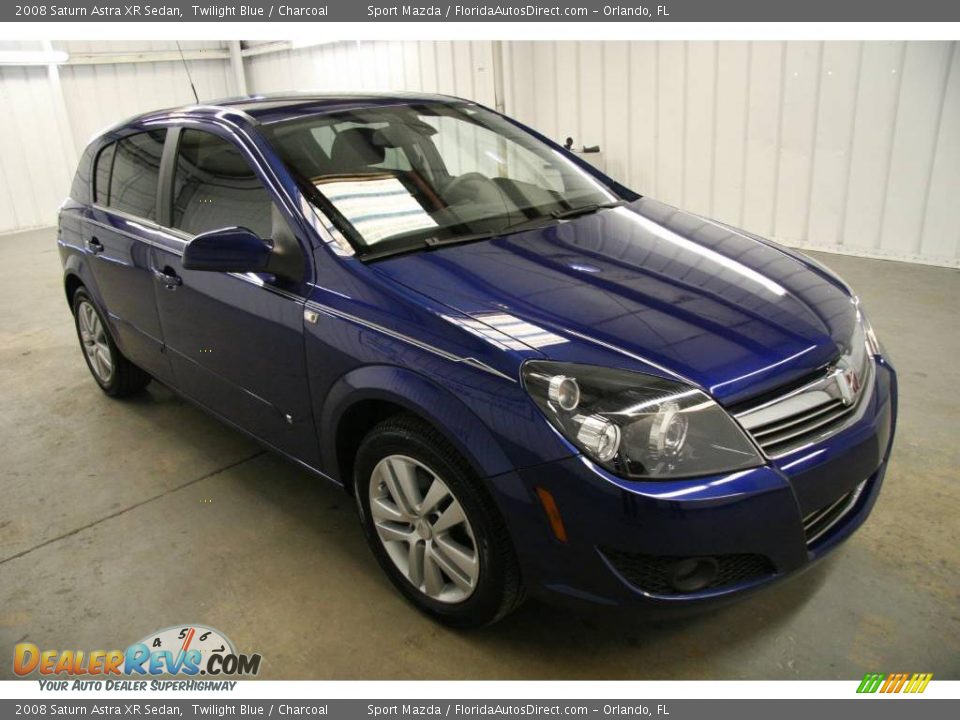 2008 Saturn Astra XR Sedan Twilight Blue / Charcoal Photo #3