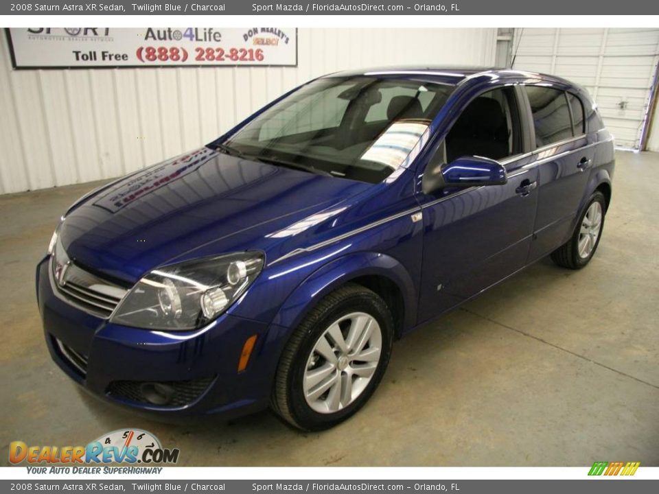 2008 Saturn Astra XR Sedan Twilight Blue / Charcoal Photo #5