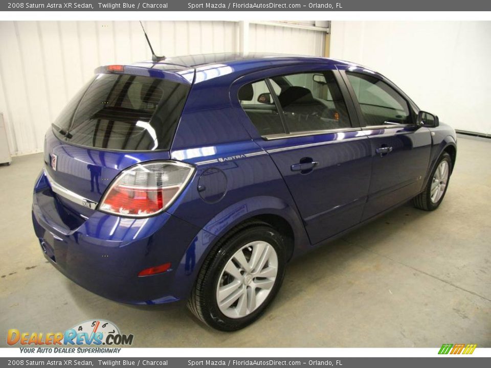 2008 Saturn Astra XR Sedan Twilight Blue / Charcoal Photo #6