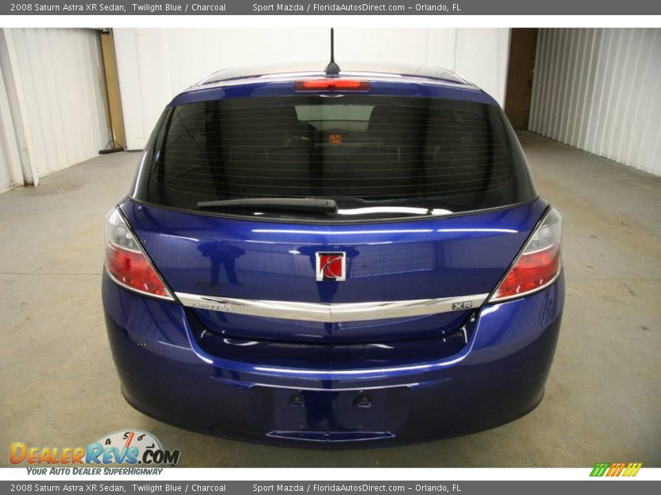 2008 Saturn Astra XR Sedan Twilight Blue / Charcoal Photo #7